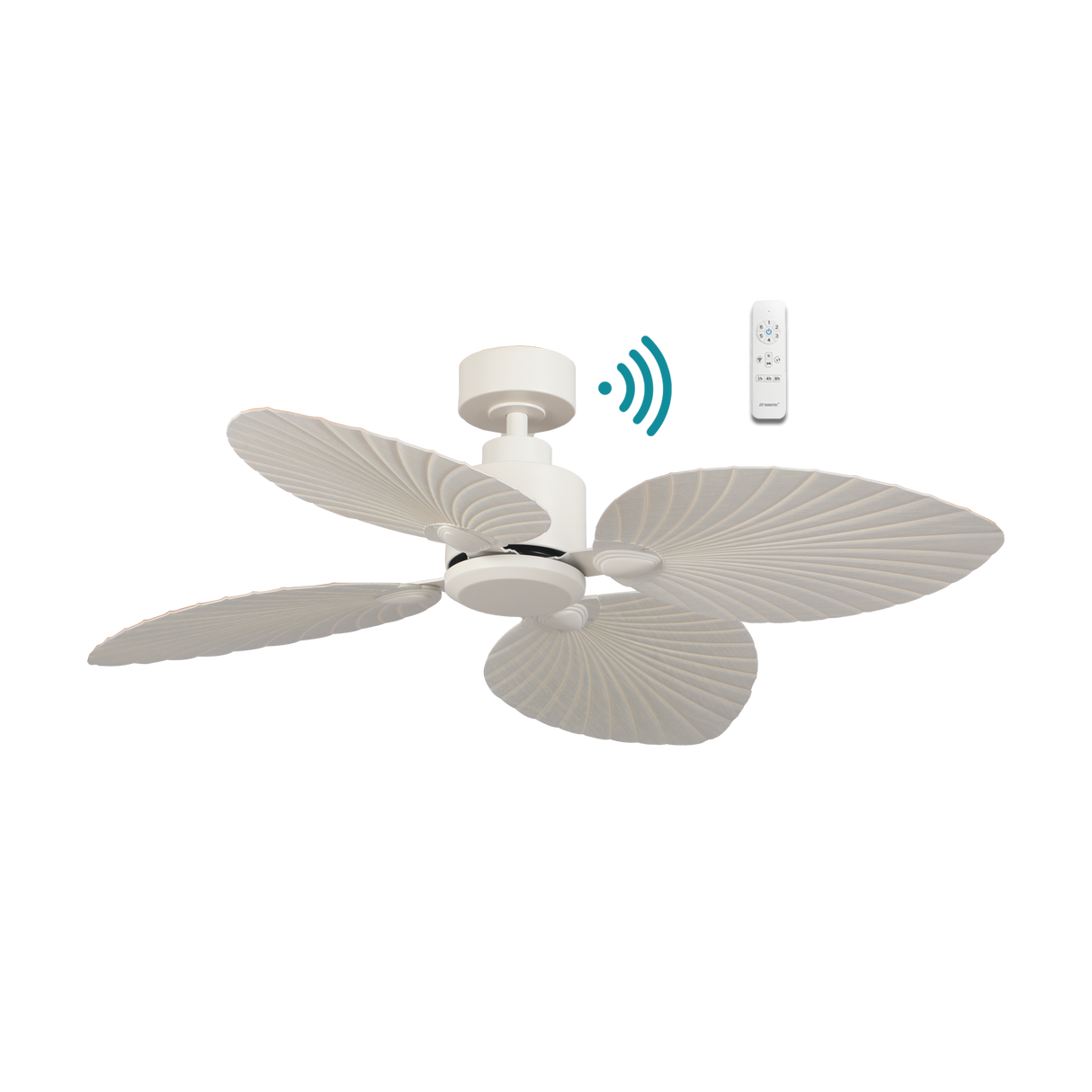 White Sleek white Martec Kingston 50 inch smart DC ceiling fan design
