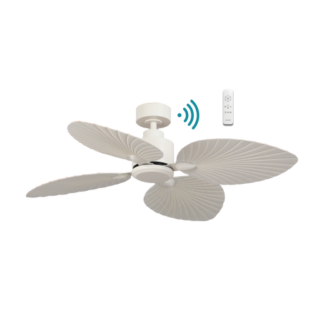 White Sleek white Martec Kingston 50 inch smart DC ceiling fan design