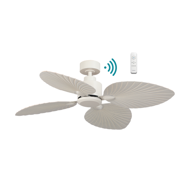 White Sleek white Martec Kingston 50 inch smart DC ceiling fan design