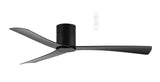 Black Adjustable speed smart ceiling fan Martec Metro DC 52 with WiFi remote