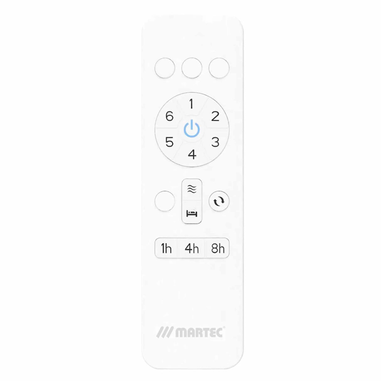 Remote control of a Energy-efficient Martec Metro smart ceiling fan for home