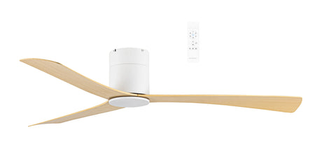 White Oak Smart home compatible Martec Metro 52 inch DC ceiling fan