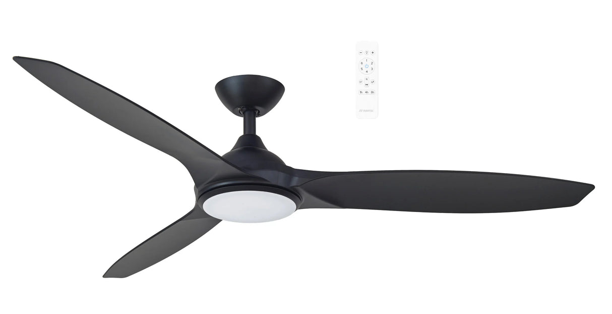 Smart home compatible Martec Newport DC ceiling fan with LED and WiFi
