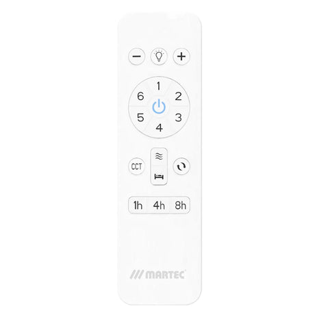 Remote control of a High-performance energy saving Martec Quantum DC ceiling fan