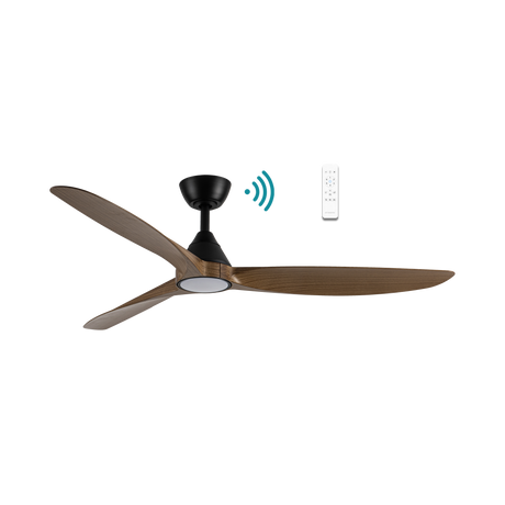 Bronze Smart home compatible Martec Seaforth DC ceiling fan with WiFi remote control.