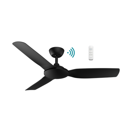 Energy-efficient Martec Viper DC smart ceiling fan with remote control