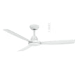 White Easy-to-install Martec Zorro DC ceiling fan with energy saving motor