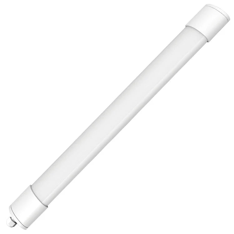 White Easy-installation Mercator Cody linkable waterproof LED batten on a white background