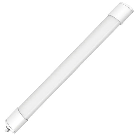 White Easy-installation Mercator Cody linkable waterproof LED batten on a white background