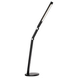 Warm light mode of Mercator Rupert LED Task Lamp at night