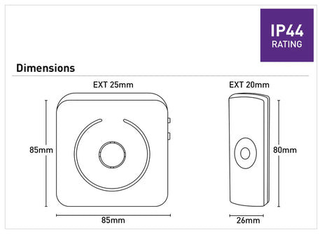 Mercator portable wireless door chime system for convenience
