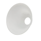 Elegant Oriel Bell 19cm opal matt diffuser replacement on a white background