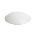 Oriel Lighting 23cm round button replacement glass cover a white background