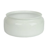 Replacement glass for Oriel ceiling fan light 158mm lip on a white background
