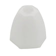 Durable Oriel Lighting hexagon glass replacement shade on a white background