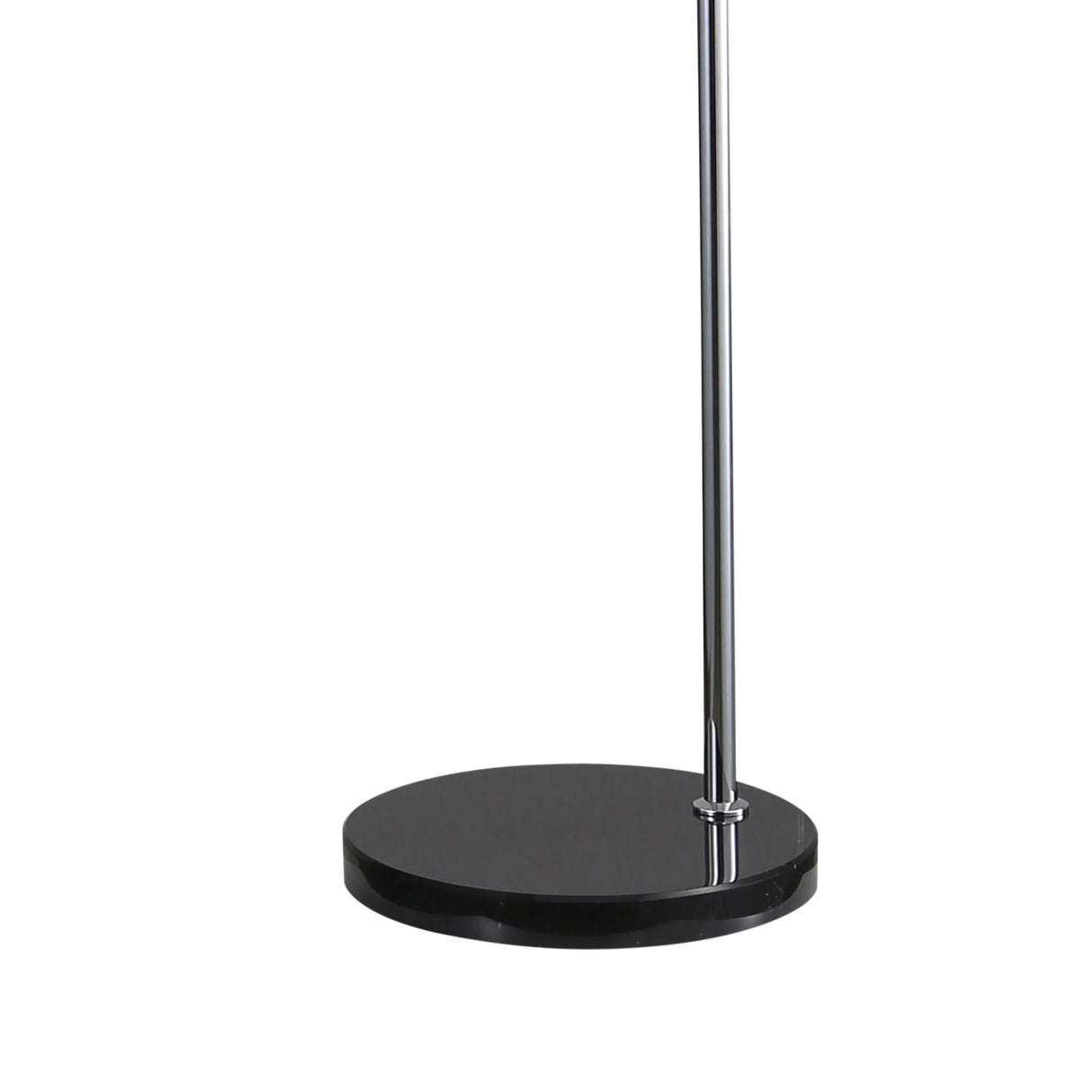 Oriel Marmo Chrome Arc Floor Lamp with Marble Base