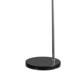 Oriel Marmo Chrome Arc Floor Lamp with Marble Base