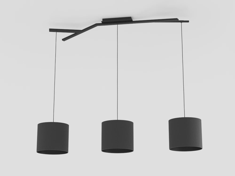 Eglo Lighting Balnario 3X40W E27 Black Pendant Light