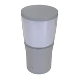 White Outdoor Domus BL 200 bollard light head replacement part on a white background