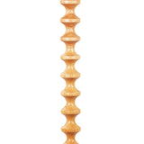 Oriel Spindle Natural Floor Lamp with Shade
