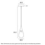 Telbix Atico 1 Light Pendant