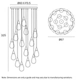 Telbix Atico 15 Light Pendant