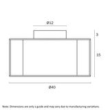 Telbix Cusco 40 Batten Fix
