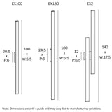 Telbix Ebiza 2 Light Exterior Wall Lamp