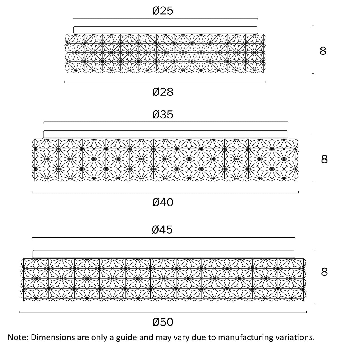 Telbix Eltz 50cm LED Oyster