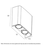 Telbix Eyvor 4 Light Wall Lamp