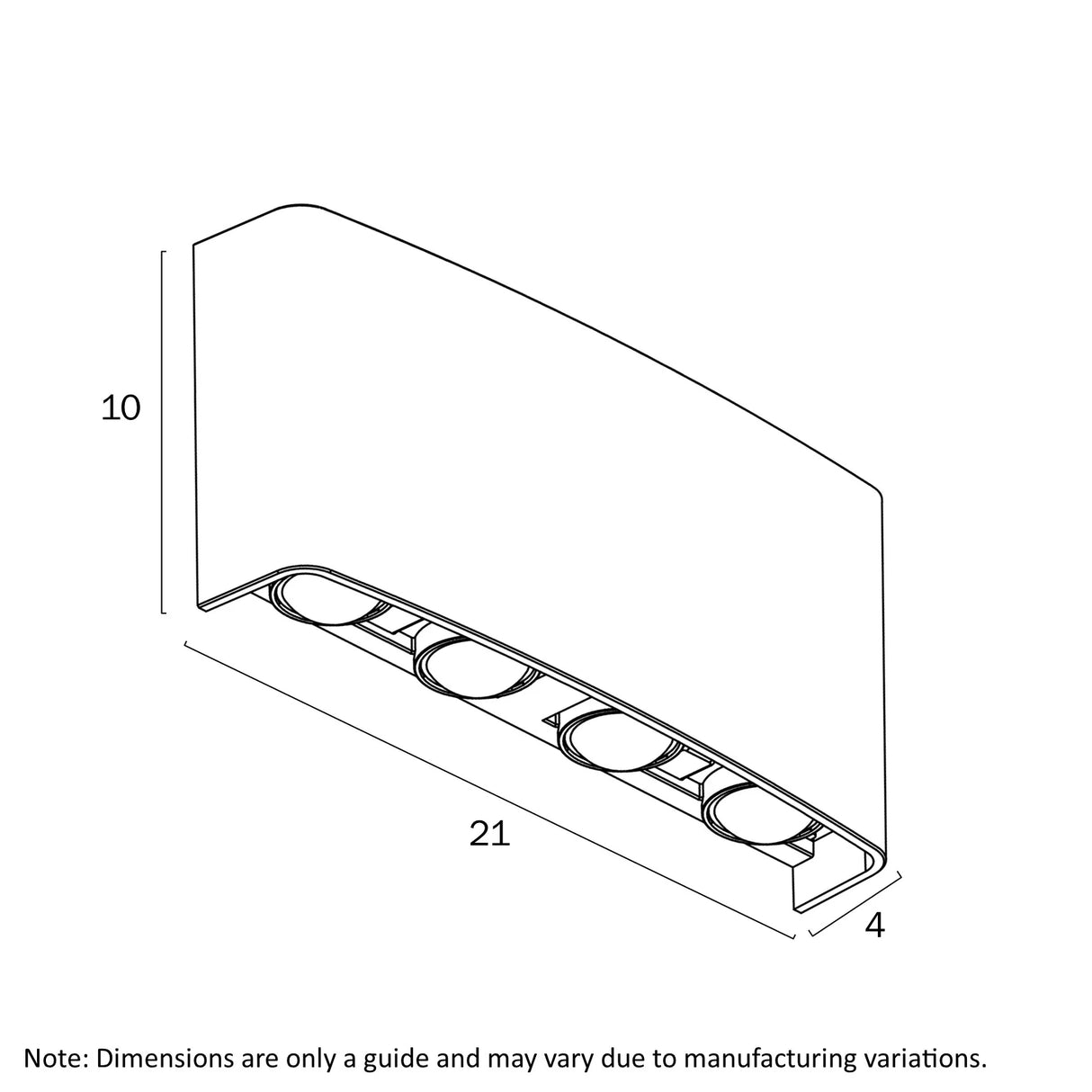 Telbix Eyvor 8 Light Wall Lamp