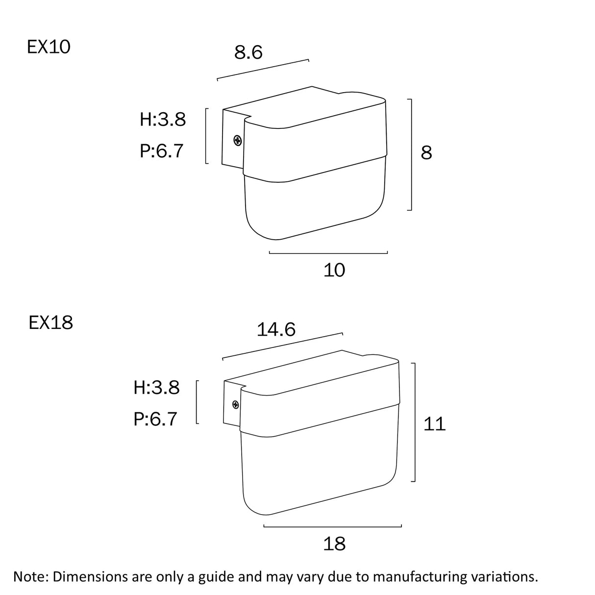 Telbix Fadro 10 Exterior Wall Bracket