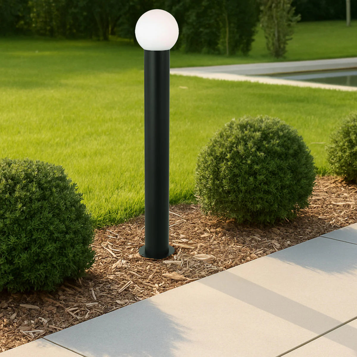 Telbix Gorem Bollard Black/Opal Matt