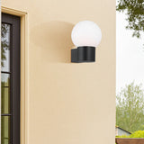 Telbix Gorem Exterior Wall Bracket Black/Opal Matt