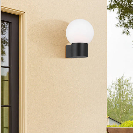 Telbix Gorem Exterior Wall Bracket Black/Opal Matt