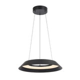 Telbix Hovin 43 Pendant in matte black sand-texture finish