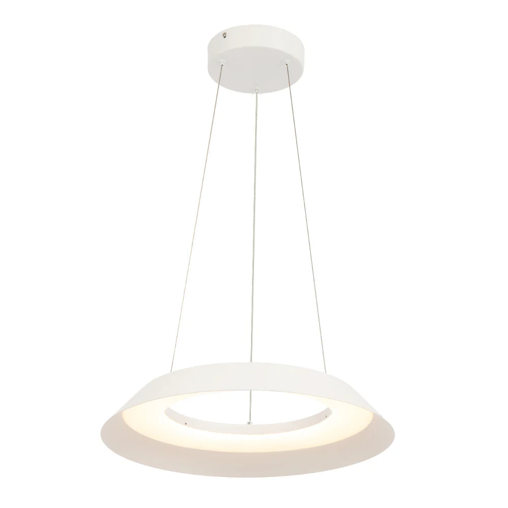 Side profile of Telbix Hovin 43 LED pendant light