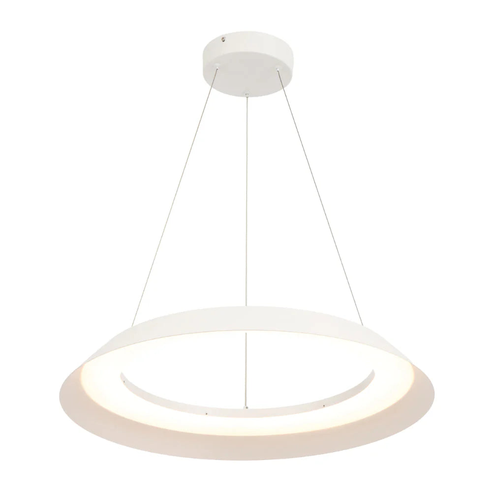 Telbix Hovin 58 Pendant in white variant modern minimal design