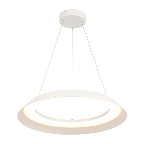 Telbix Hovin 58 Pendant in white variant modern minimal design