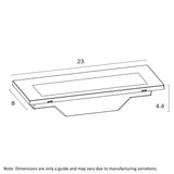 Telbix Ingar Opal Recess Wall Step Lamp