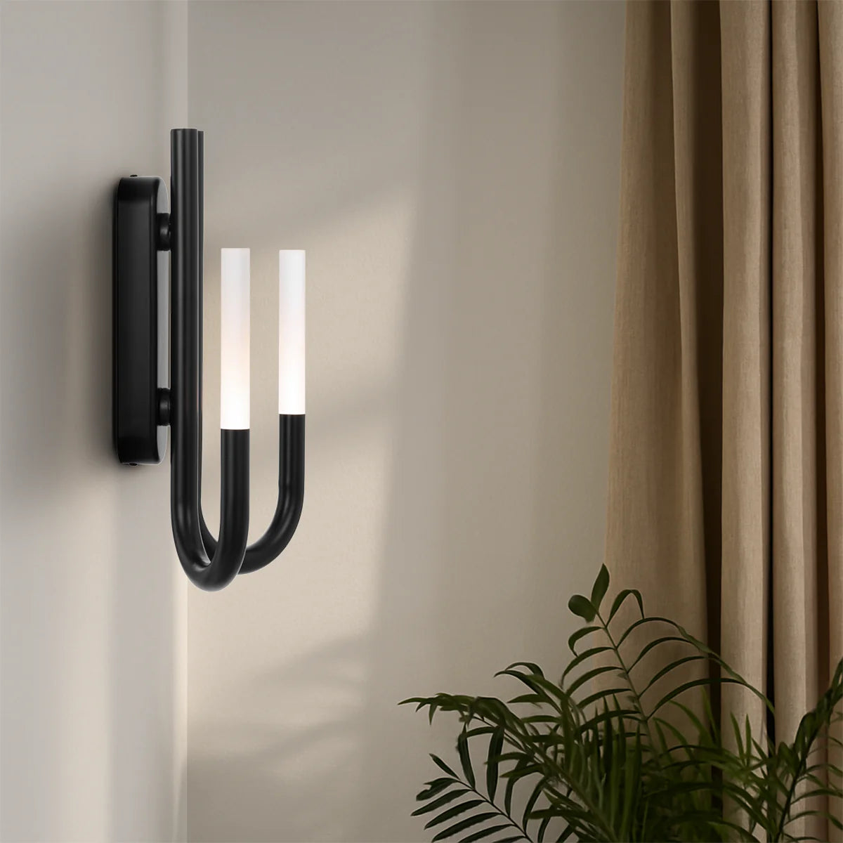 Telbix Joshua 40 Wall Light close-up of matte texture and craftsmanship