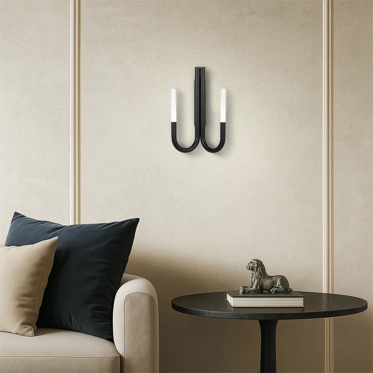 Telbix Joshua 40 Wall Light in minimalist modern interior setting