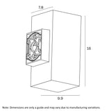 Telbix Lorsa 2 Light Wall Lamp