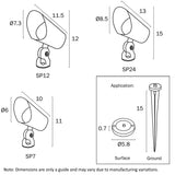 Telbix Lrilux 7W Spike Spot Light