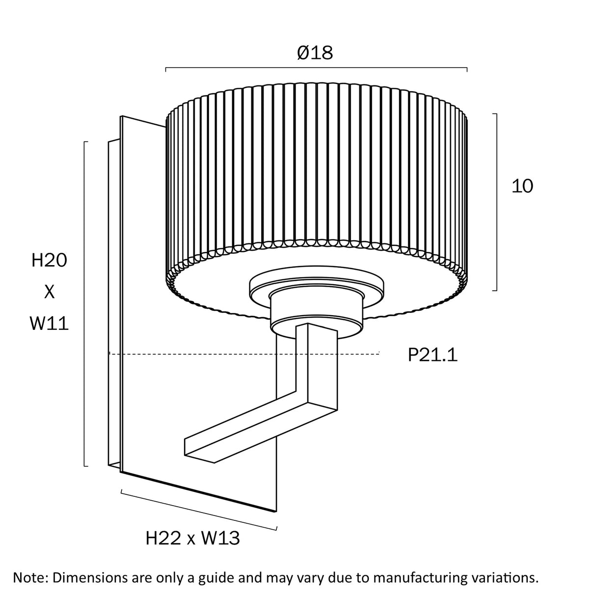 Telbix Moreno II Wall Light