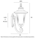 Telbix Ramiro 25 Exterior Wall Bracket