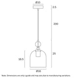 Telbix Rotif Pendant