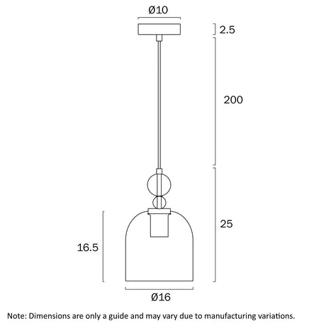 Telbix Rotif Pendant