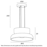 Telbix Skapa Pendant Ab