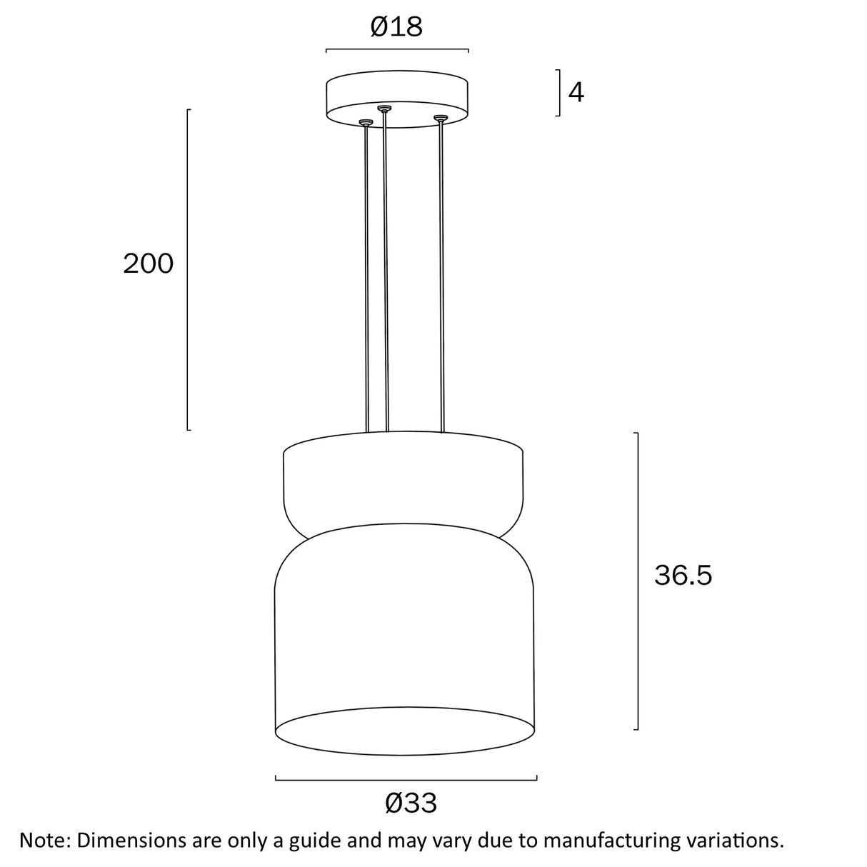Telbix Skapa Pendant AC
